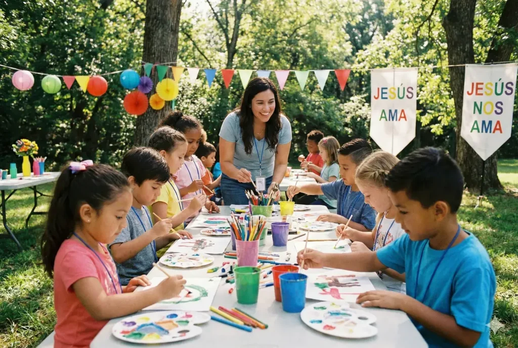 Actividades para curso de vacaciones de niños cristianos